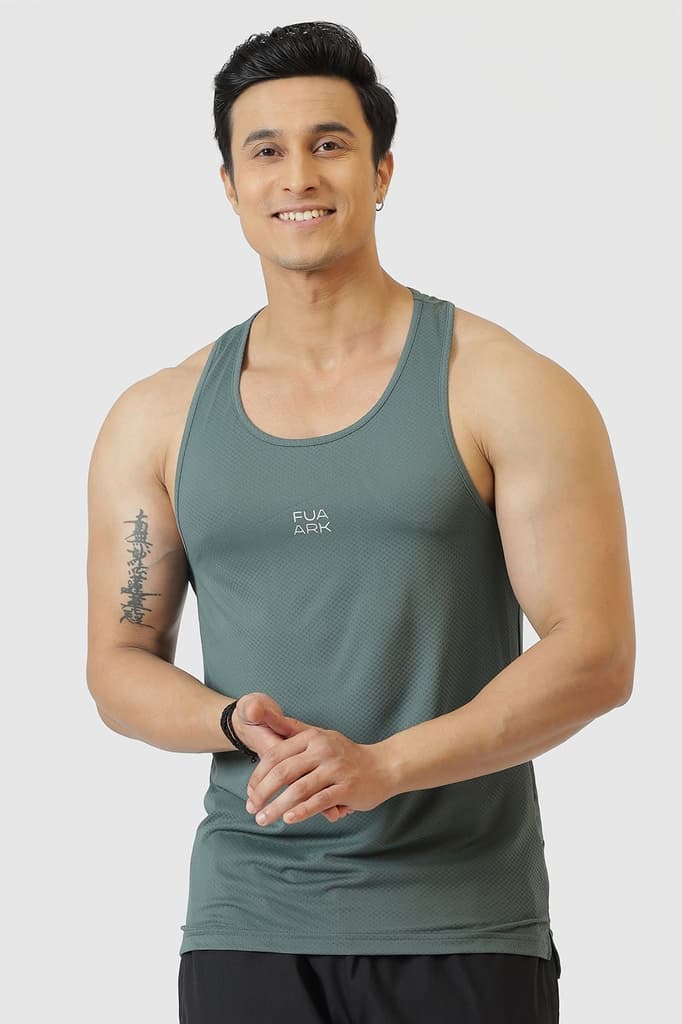 Sprint Running Tank Forest Green — S
