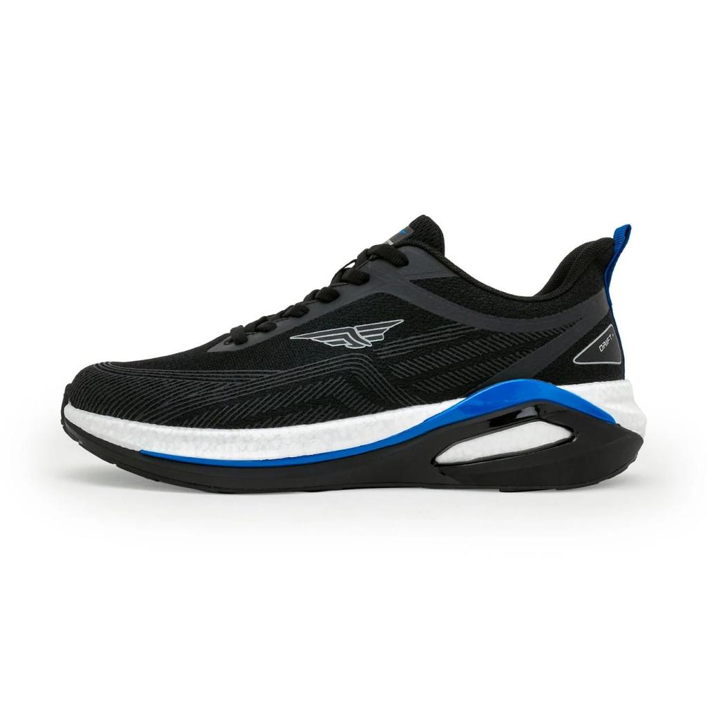 Athleisure Sports Shoes for Men in Black and Blue | Low-Cut Shoes. — photo 3