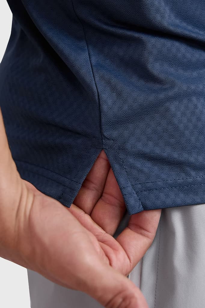 Wave Polo T-shirt Navy — photo 4