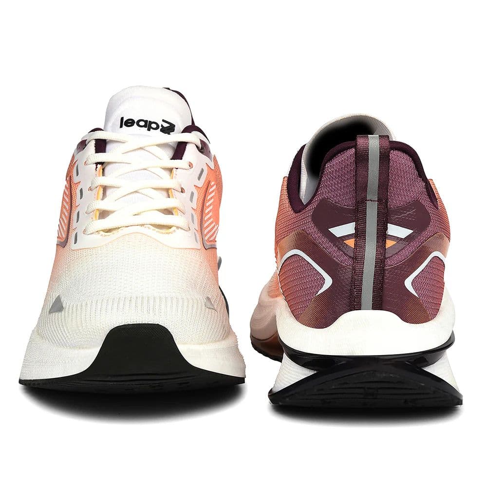 Leap7x Tan Sports Lacing Running Shoes For Men MOSCOW-6 By Liberty — photo 6