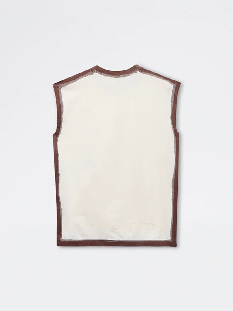 Y&F Kids Boys Off-White Printed Cotton T-Shirt — photo 4