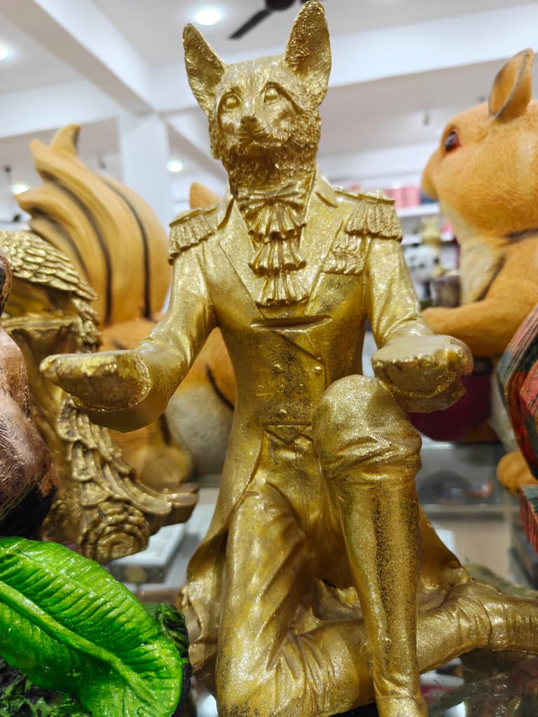Gold Statue of a Man | Sculpture | Gold | Art Deco
