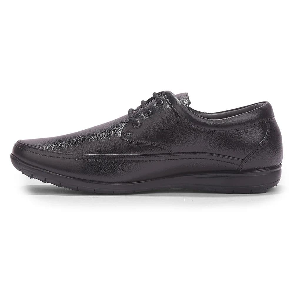 Healers Black Formal Lacing Derby Shoes For Men HA1-12 By Liberty — photo 7