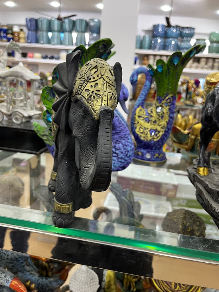 Gold Elephant Statue | Sculpture | Bronze | Gold