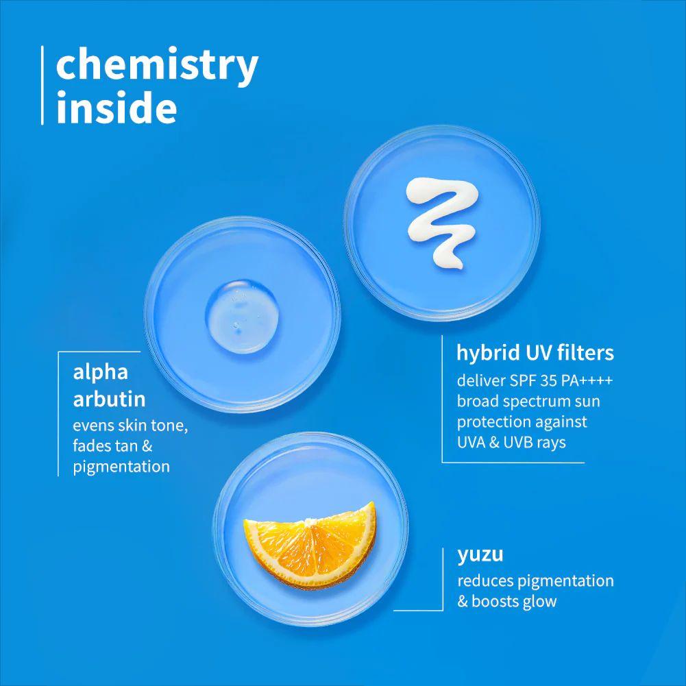 Yuzu & Alpha Arbutin Weightless Fluid Sunscreen 35 PA++++