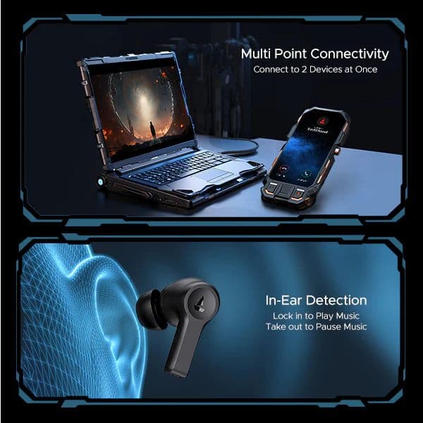 boAt Airdopes Flex 454 ANC | Wireless Earbuds with Active Noise Cancellation up to 32dB, BEAST™ Mode, 10mm Drivers, ASAP™ Charge — photo 4