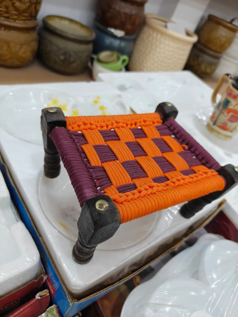 Orange Wicker Chair | Seat Cushion | Outdoor Furniture