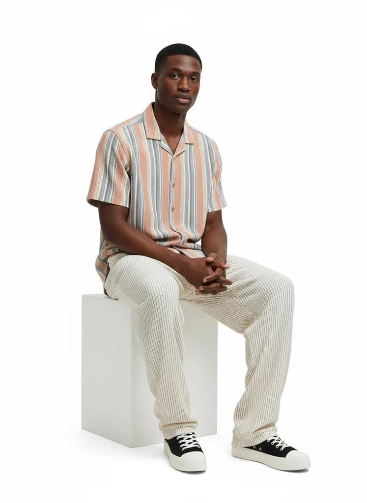Sunset Stripe Resort Shirt — photo 4
