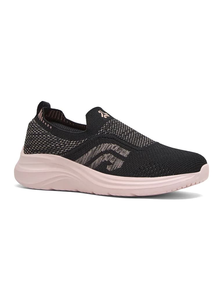 SNUTO Black Women's Walking Shoes — Black / 4