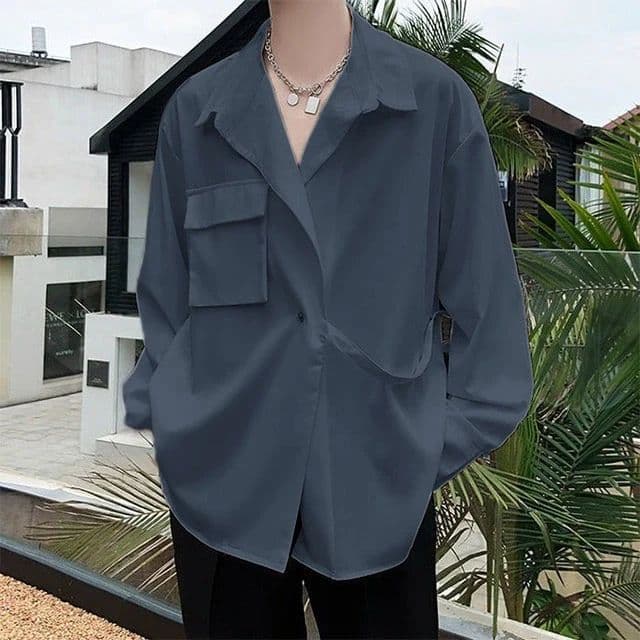 Tokyo Style With Belt Oversized Shirt — photo 10
