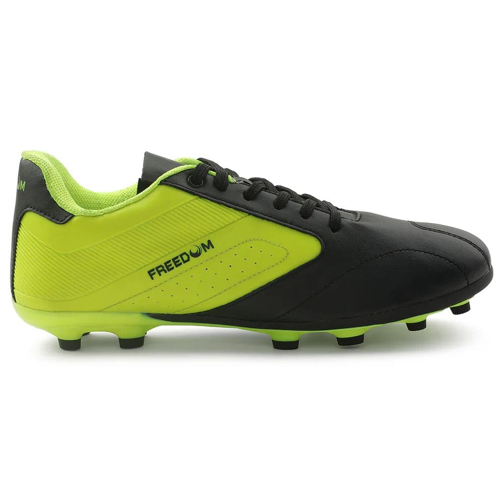 Freedom Black Sports Lacing Football Shoes For Men HUFF By Liberty — photo 2