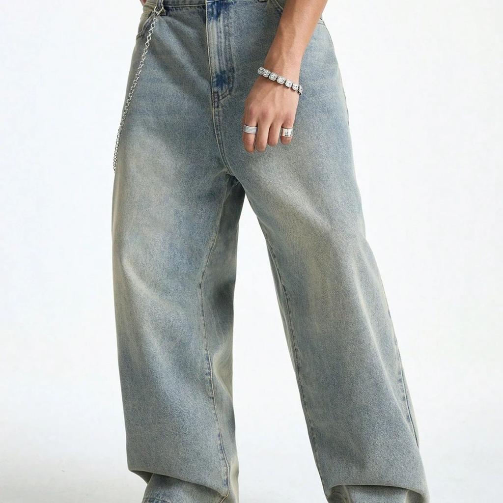 Untamed Blue Baggy Jeans