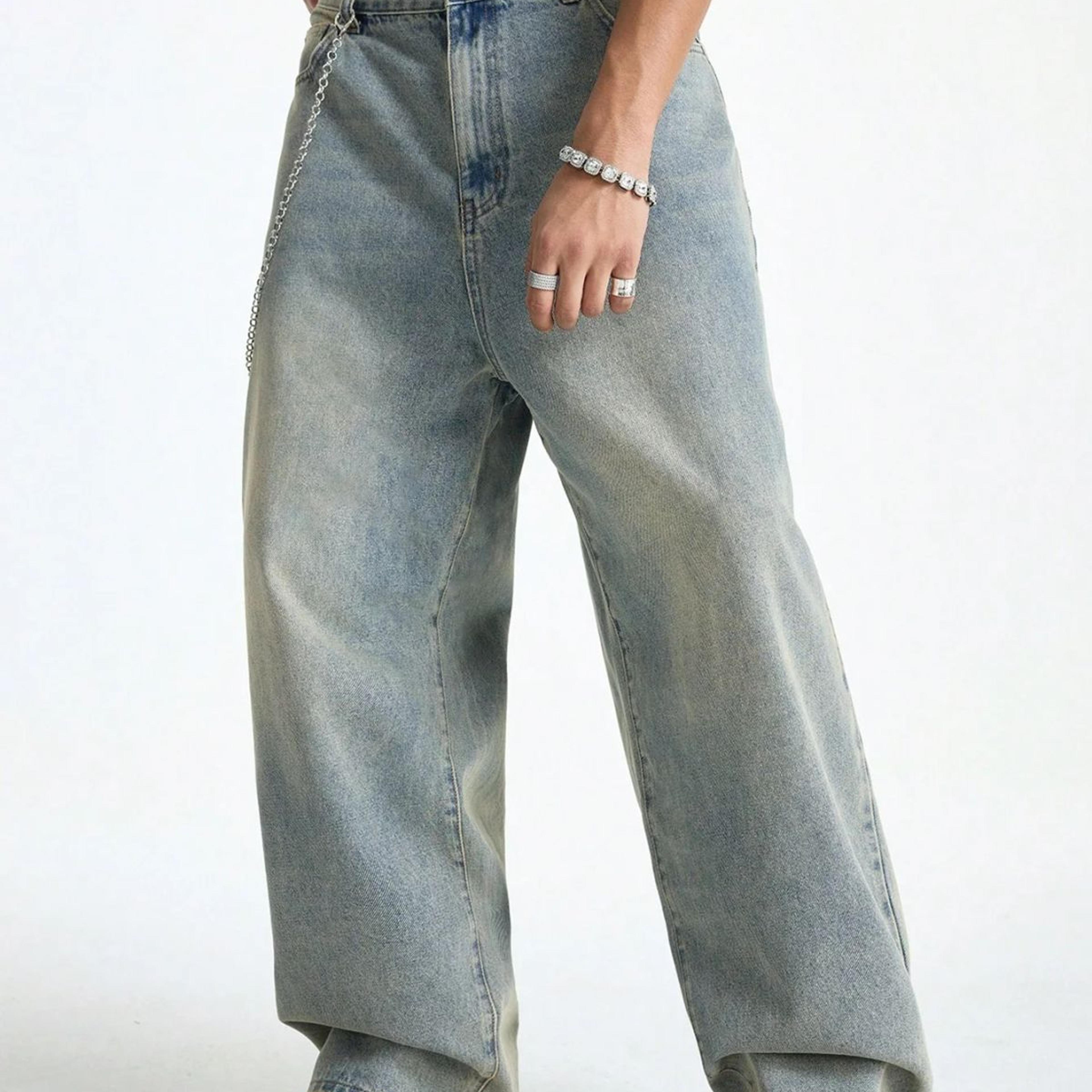 Untamed Blue Baggy Jeans