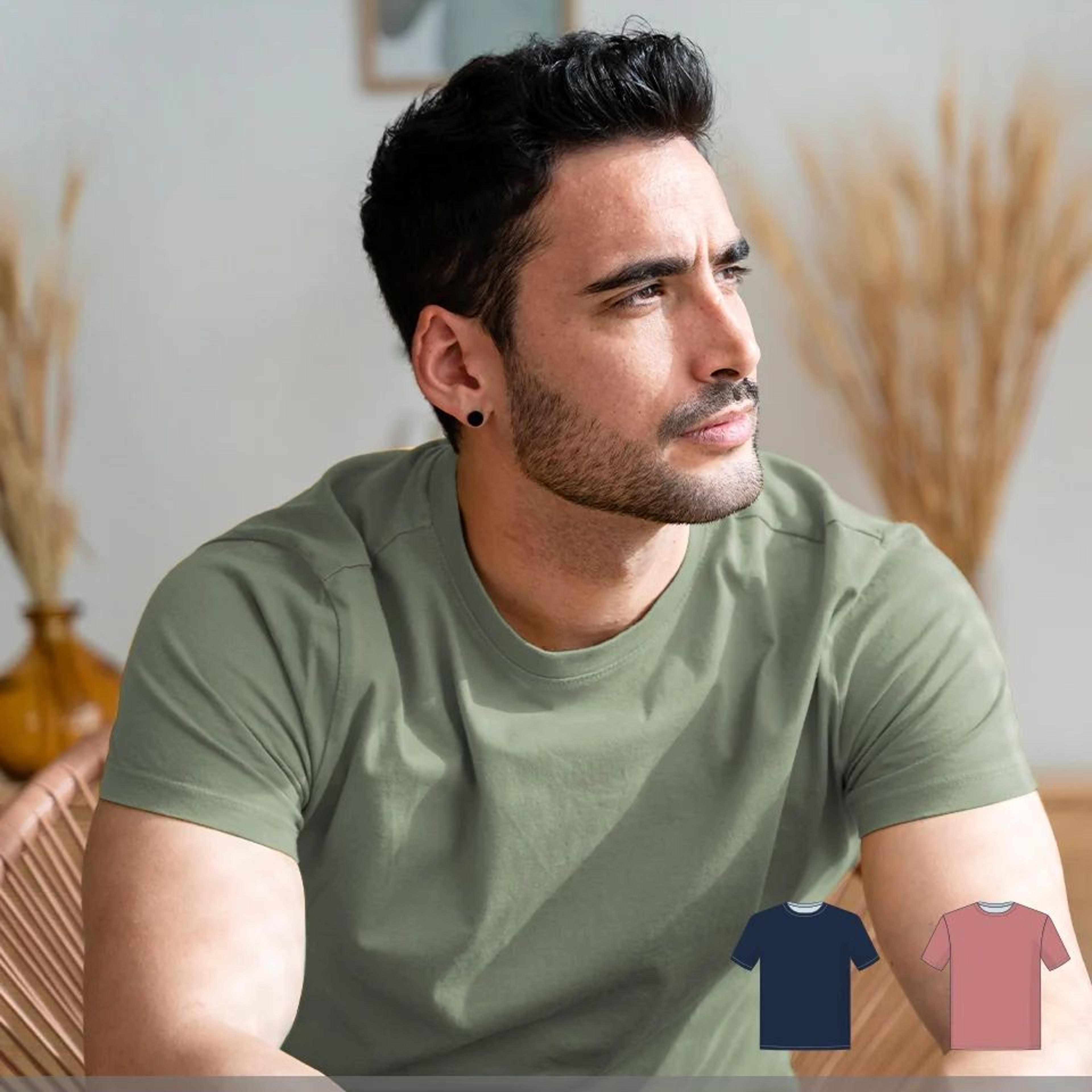 Truly Classic Organic Cotton T-shirts - Pack Of 2