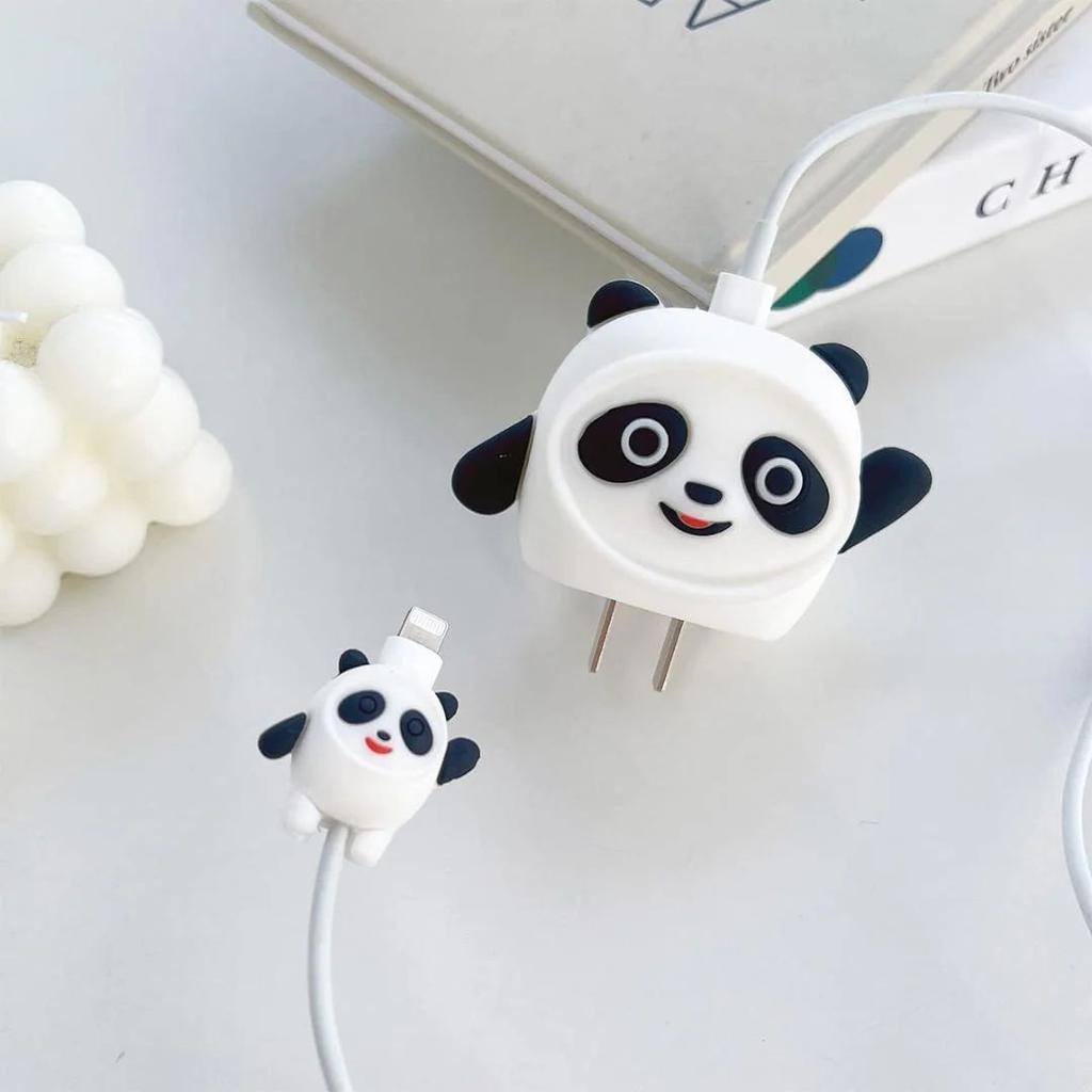 Panda Apple Charger Cover (For 18-20W) | Cute & Protective Design — photo 3