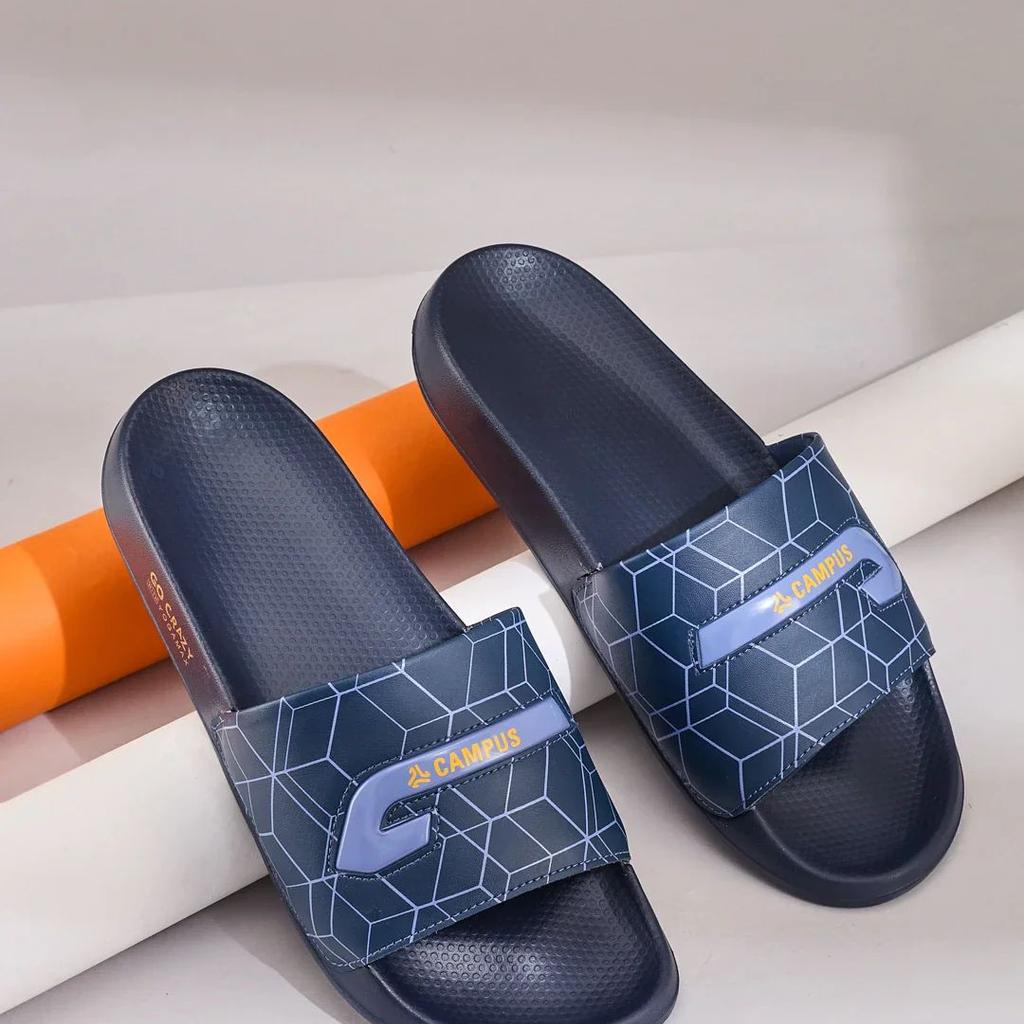 SL-477 Navy Men's Slides