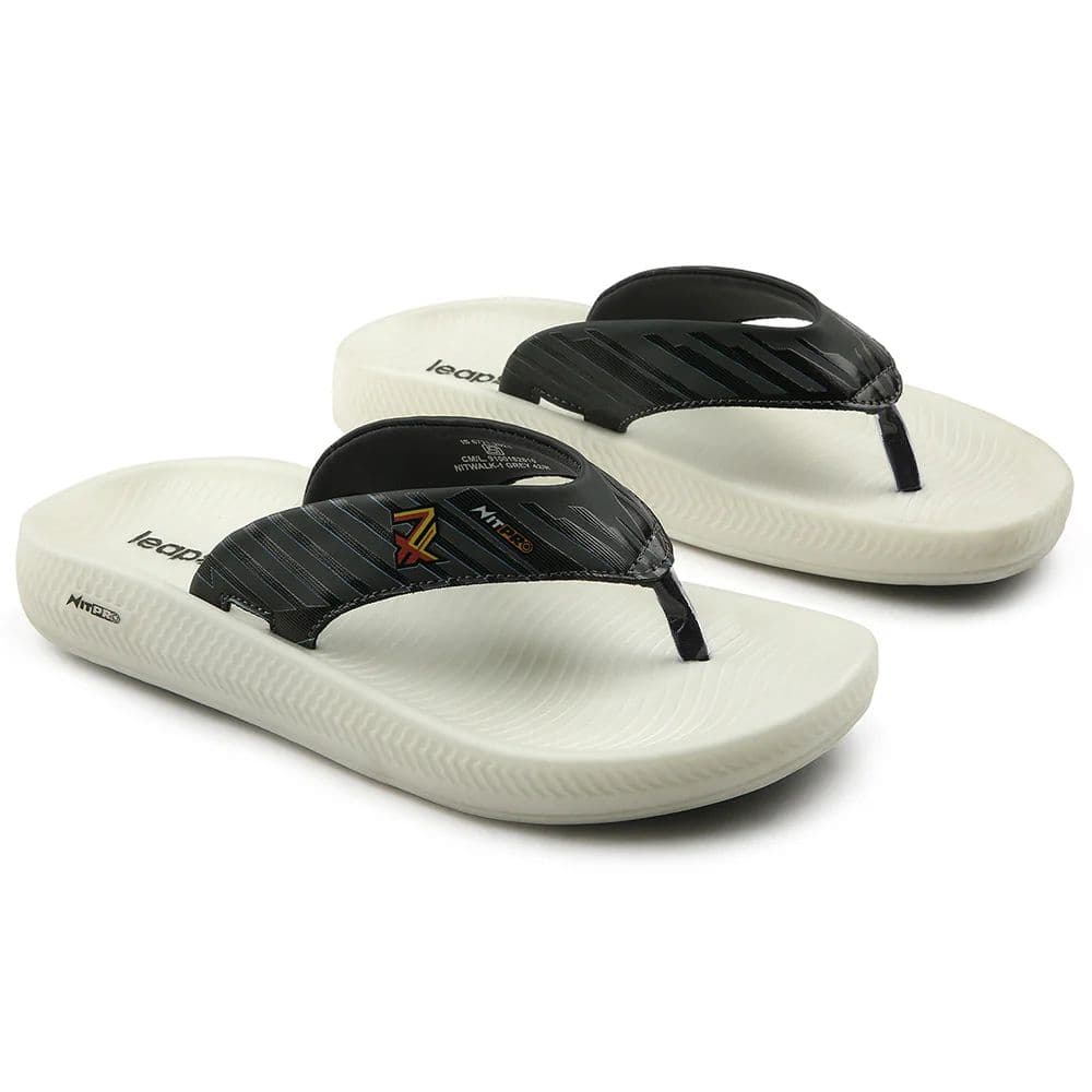 Leap7x Grey Casual Flip Flop For Men NITWALK-1 By Liberty — photo 5