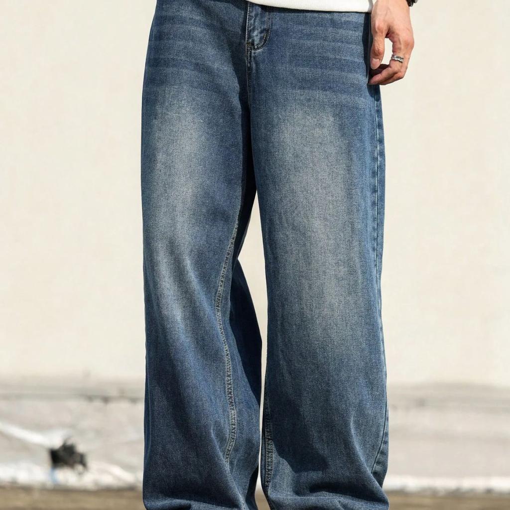 Phantom Blue Baggy Jeans
