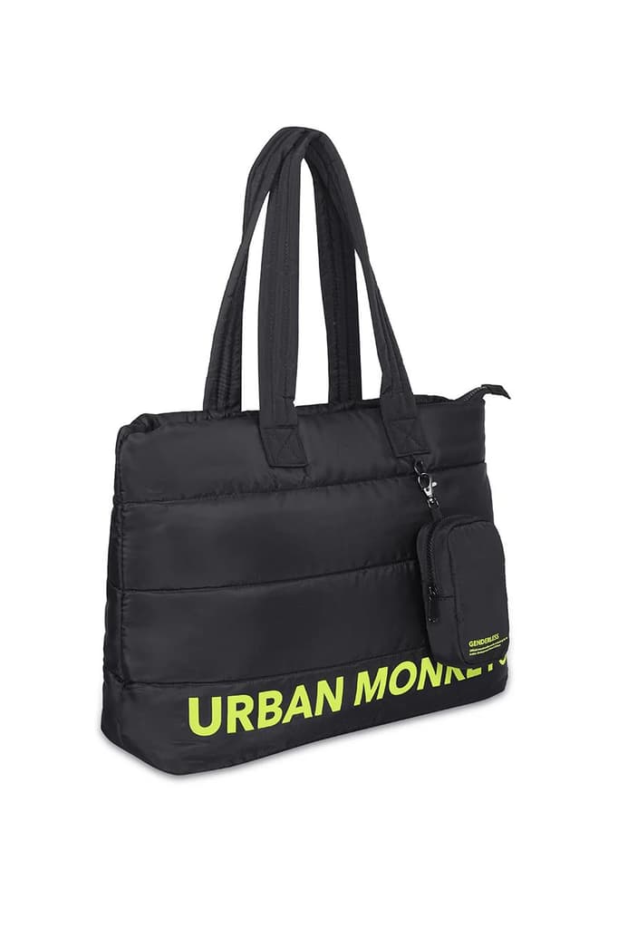 Pack of 2 Puffer bags // Neon On Black