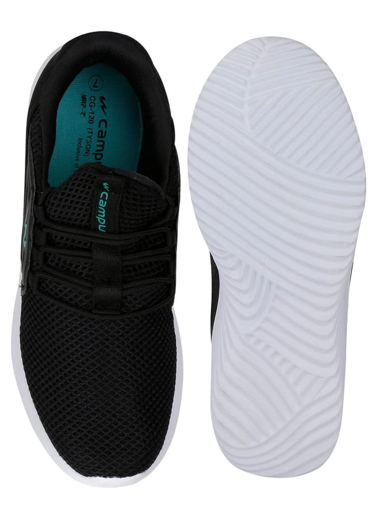 TYSON Pro Black Men's Walking Shoes — photo 4