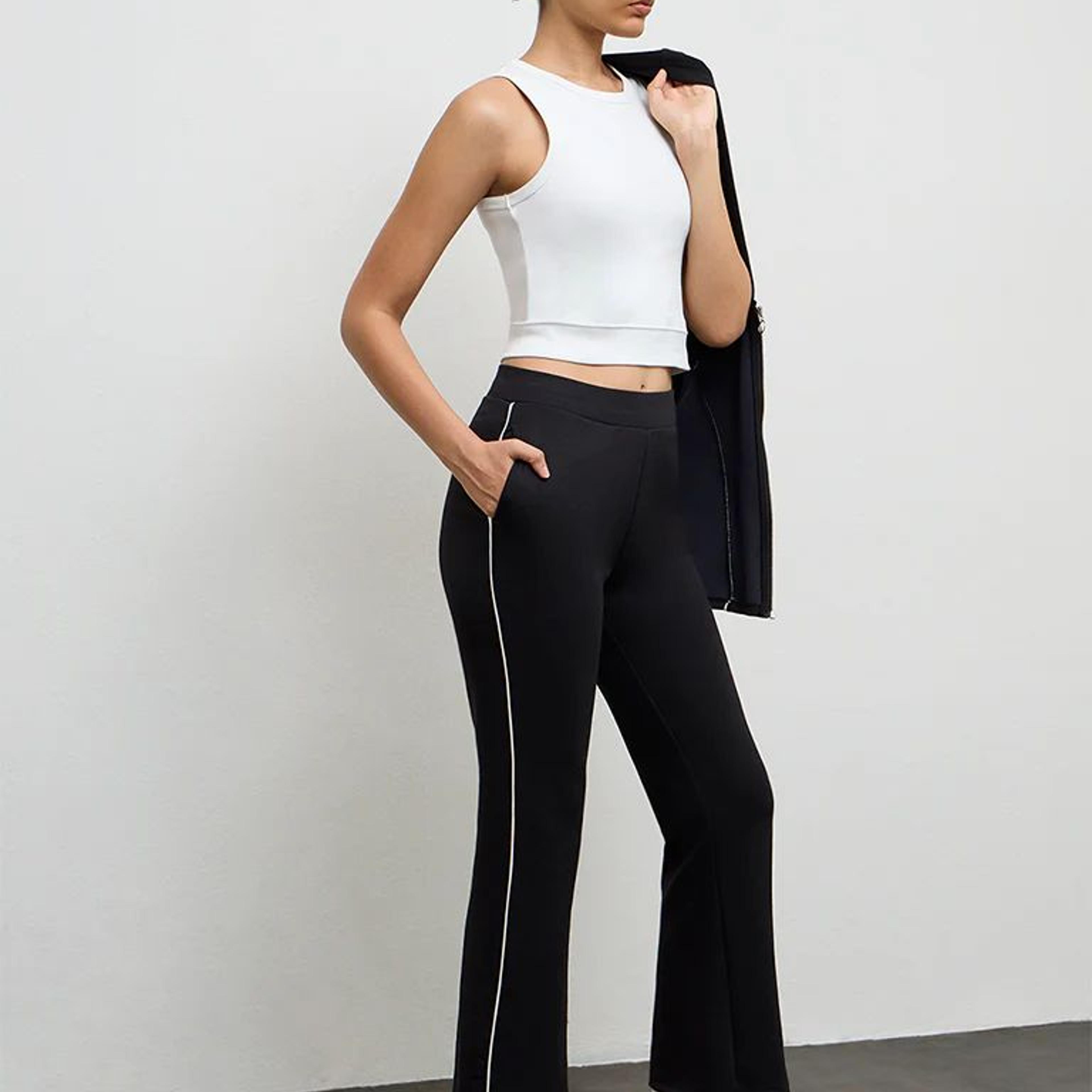 Nuoflexx Off-White Cotton Tank Top