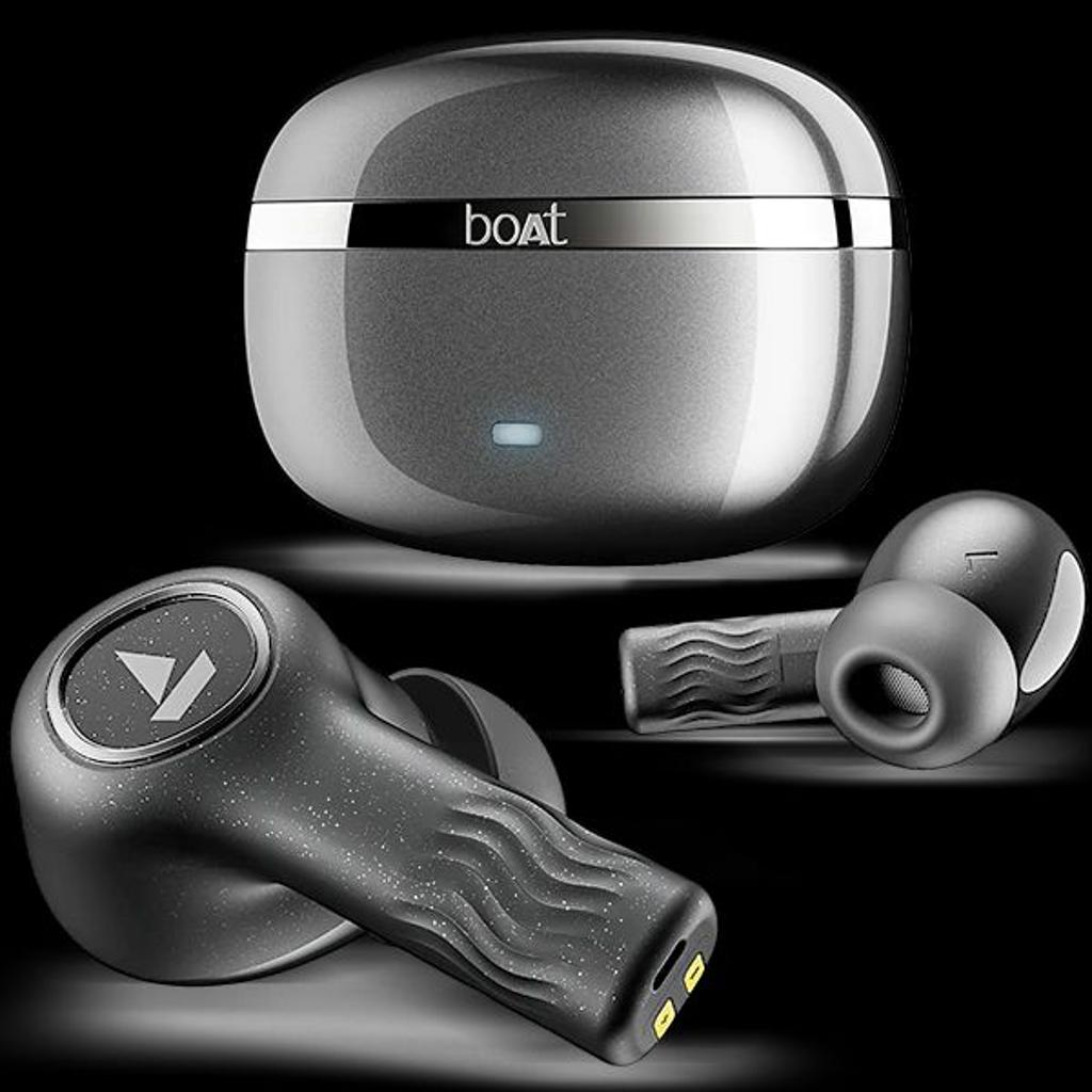 boAt Nirvana Iris | Wireless Earbuds with 32dB ANC, 120 Hours Playback, Multipoint Connectivity, BEAST™ Mode