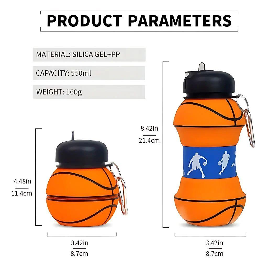 Roll the Ball Bottle | Expandable Silicone Bottle for Sports Lovers — photo 5
