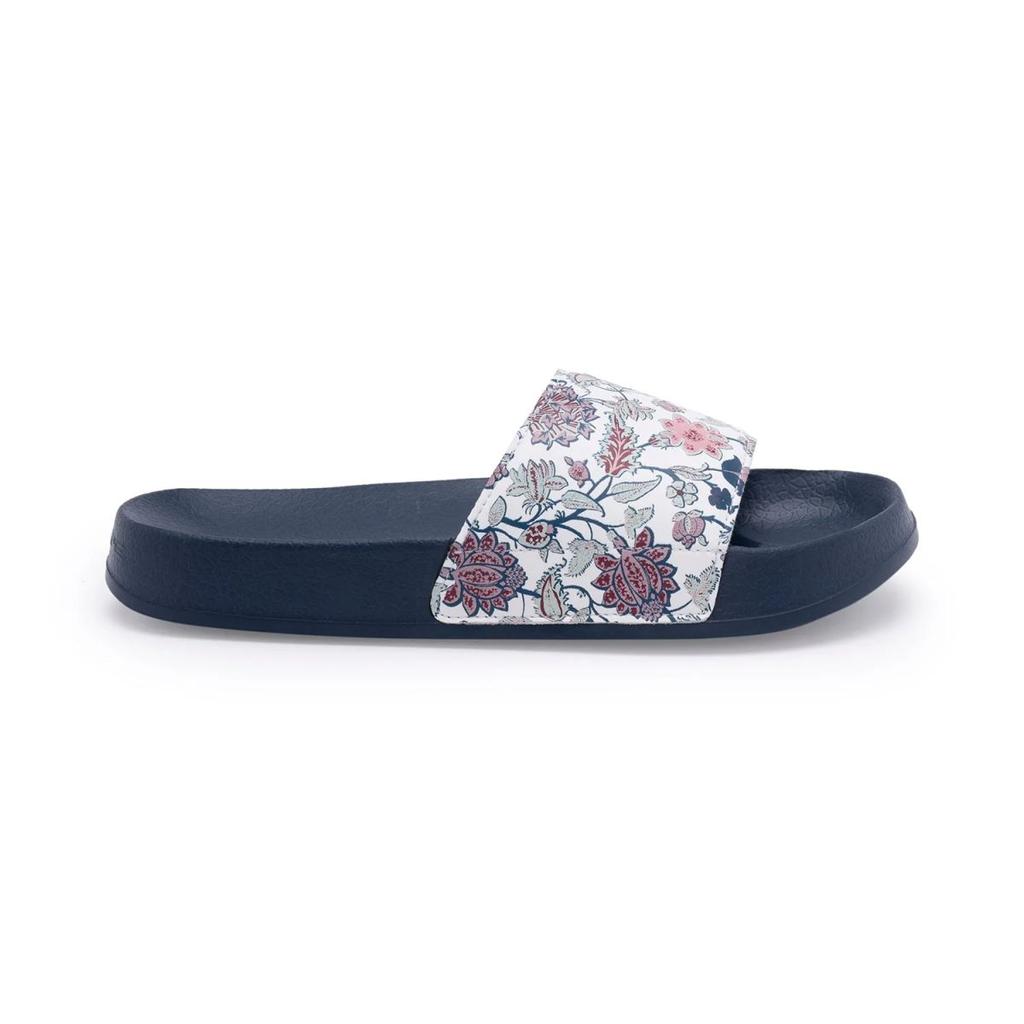 Womens Sliders in Navy | Casual Pool Sliders — photo 2