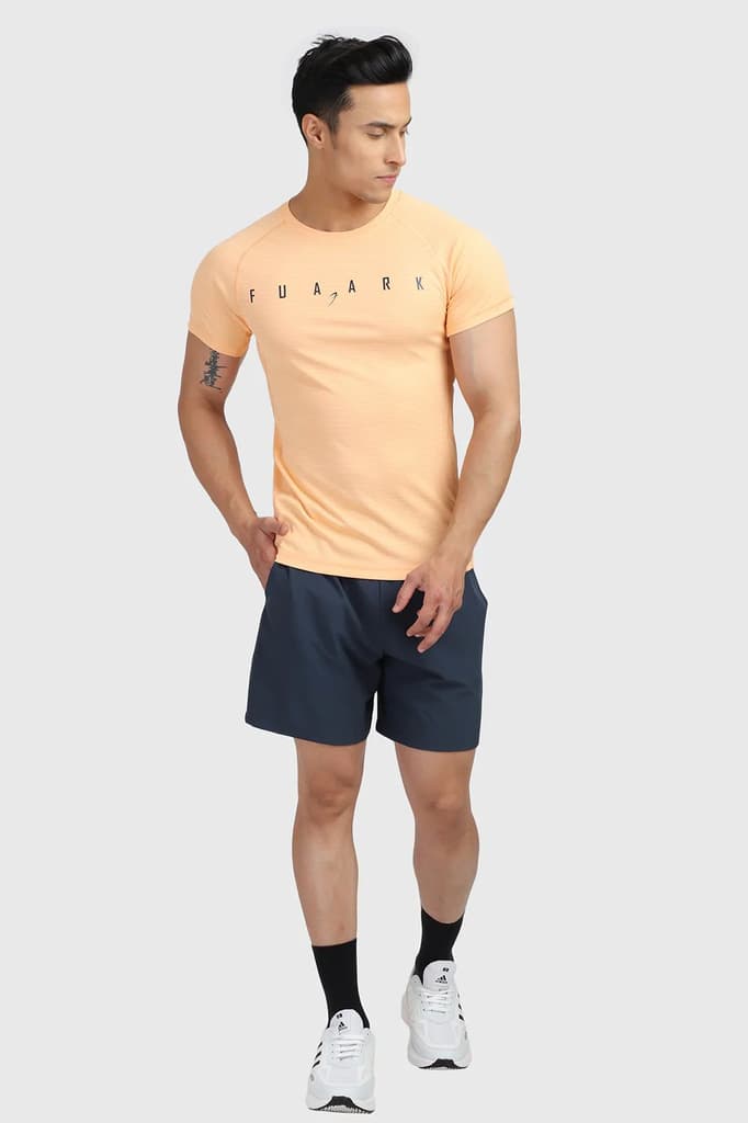 Checks T-shirt Peach — photo 5