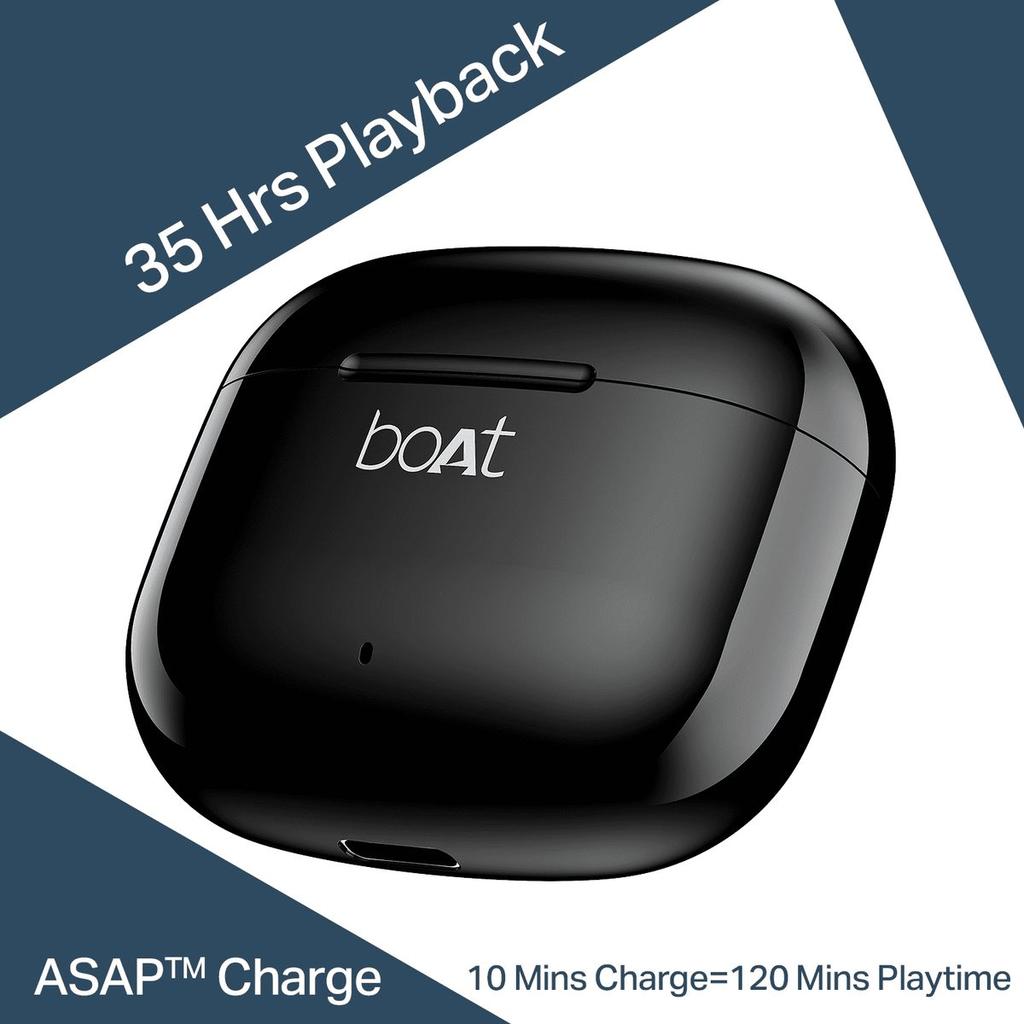 boAt Airdopes Beat | Wireless Earbuds with 35 Hours Playback & BEAST™ Mode