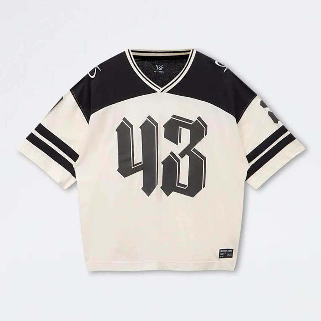 Y&F Kids Boys Black Numerical Printed T-Shirt
