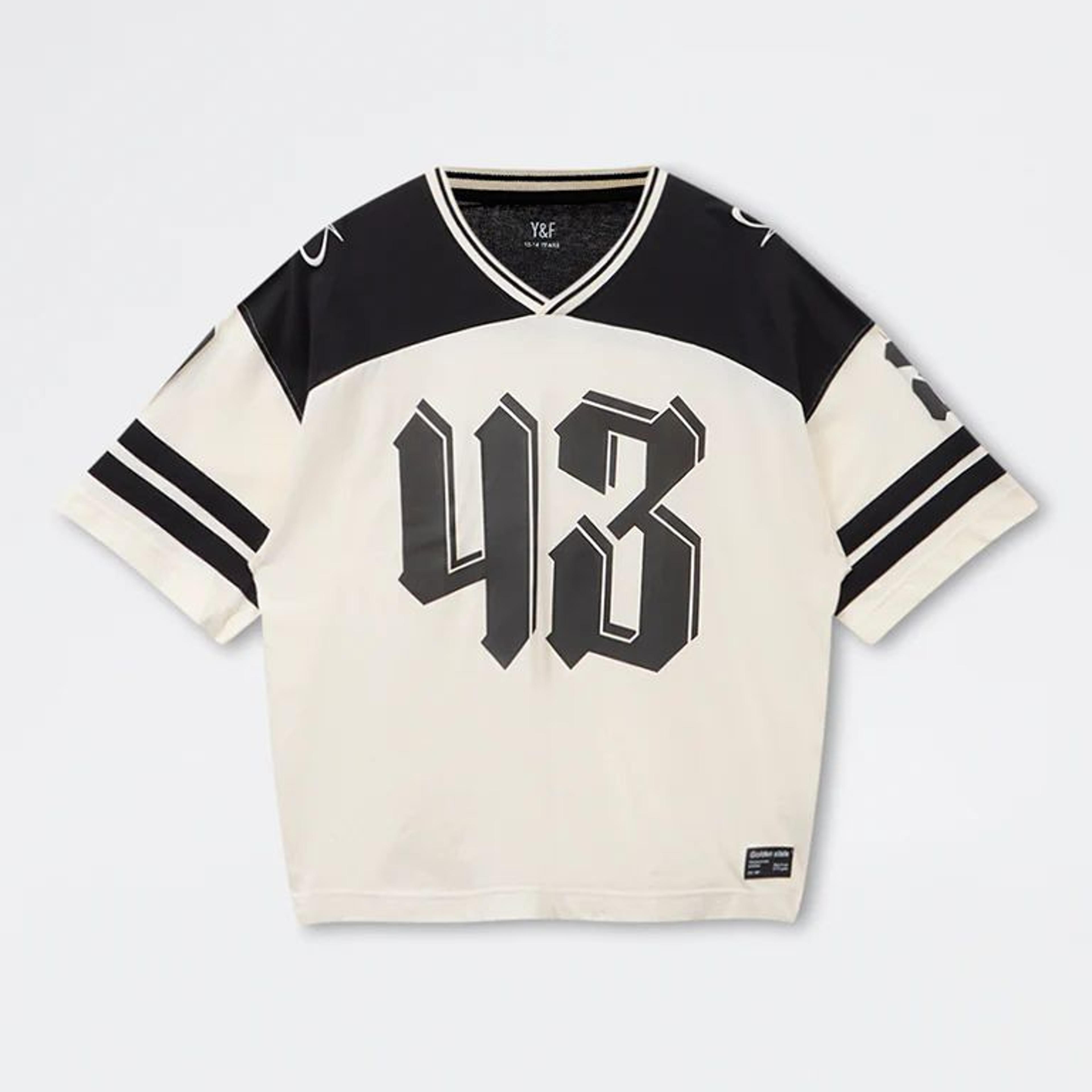 Y&F Kids Boys Black Numerical Printed T-Shirt