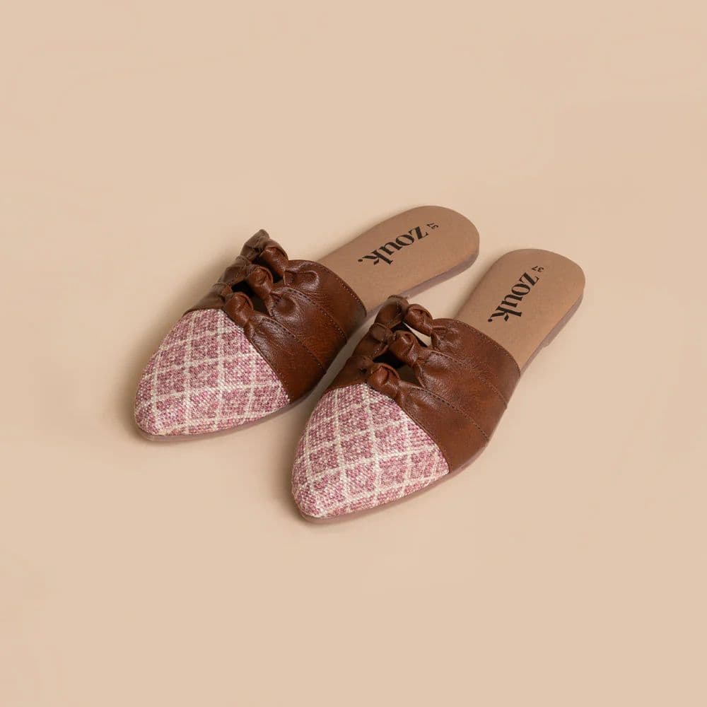 Chamoli Motif Knotted Mule — photo 6