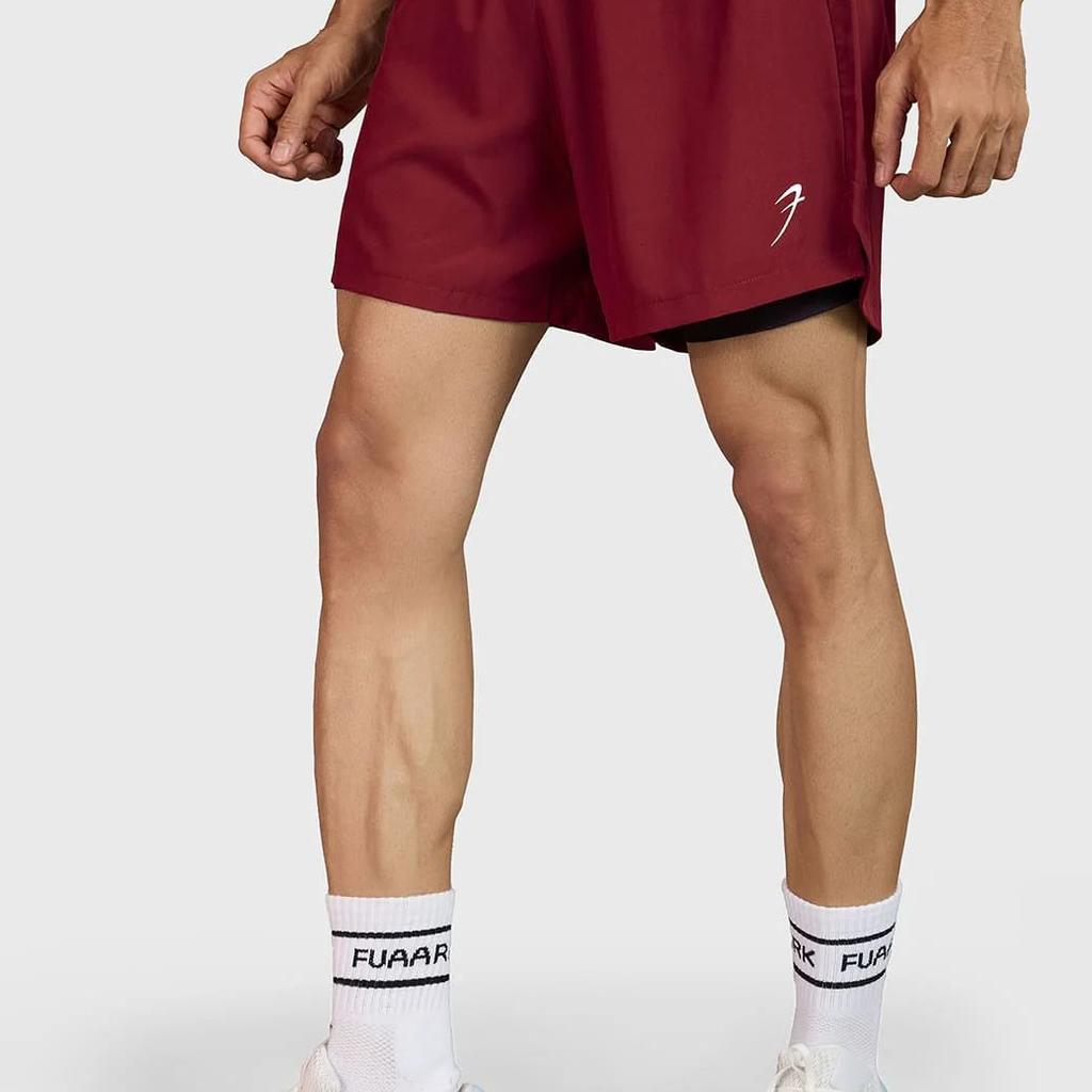 Hyper 5" Running Shorts Maroon
