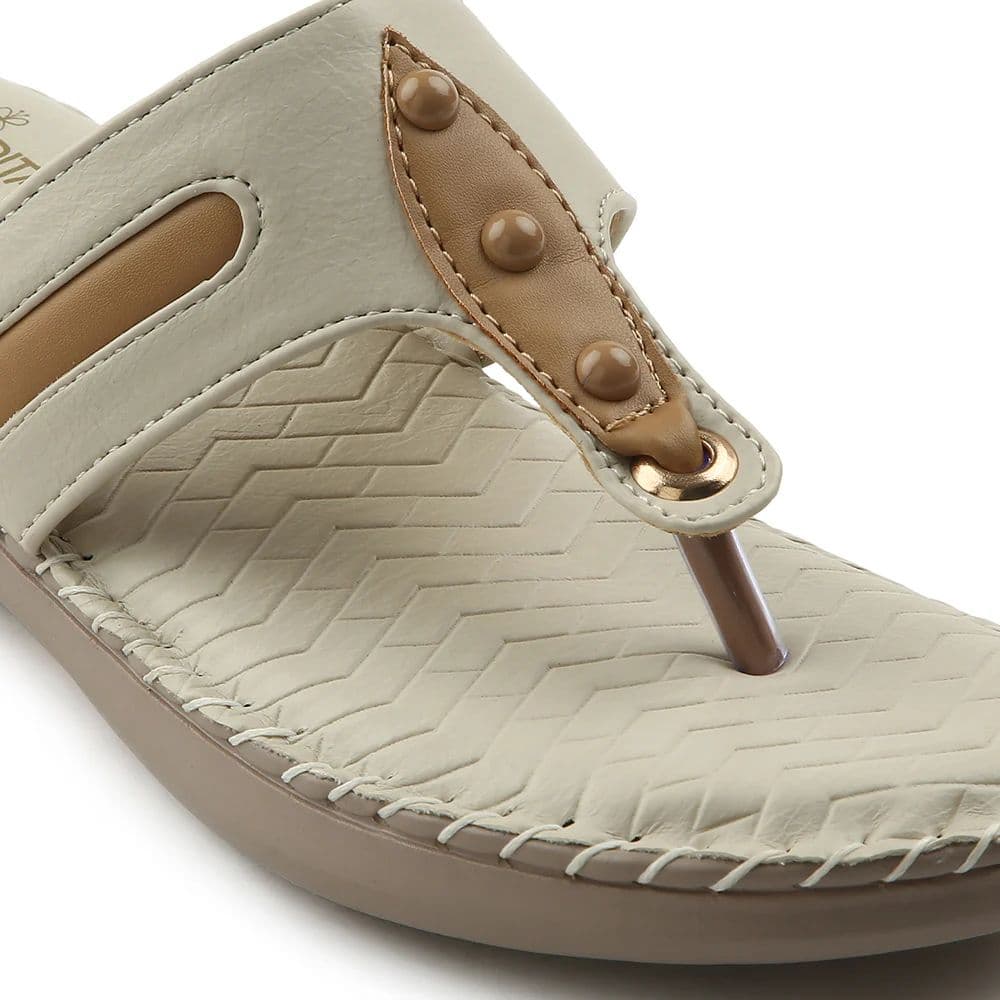Senorita Cream Casual Slipper For Women S624-02 By Liberty — photo 6