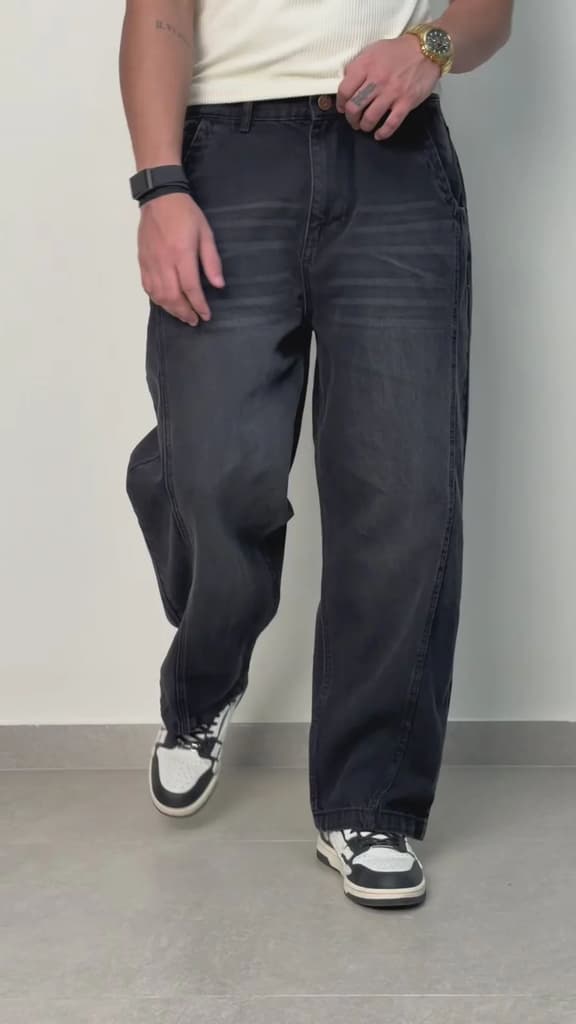 Level Up Pannel Super Baggy Jeans — photo 8
