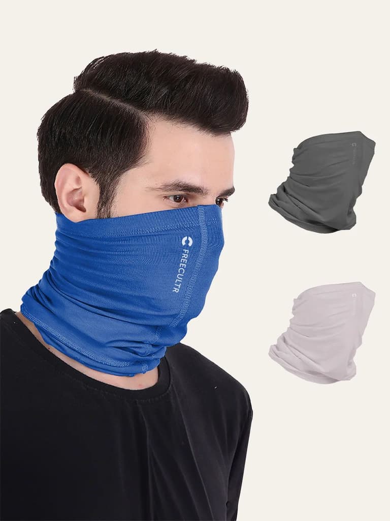 Unisex Organic Bandana Masks - Plain (Pack of 3) — photo 16