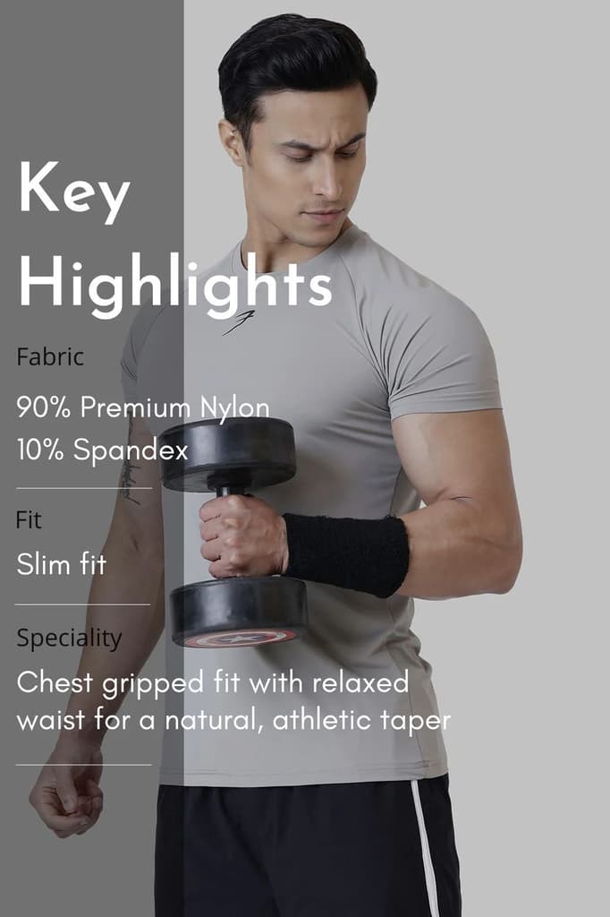 Bare Nylon T-shirt Light Grey — photo 8