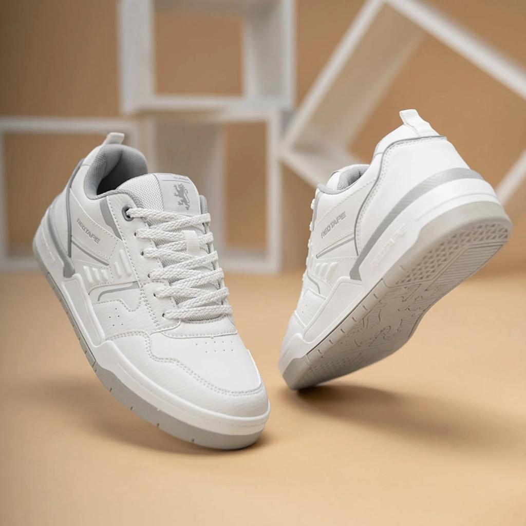 Sneakers for Women in Grey and White | Casual Low-Cut Lifestyle Shoes. — photo 6
