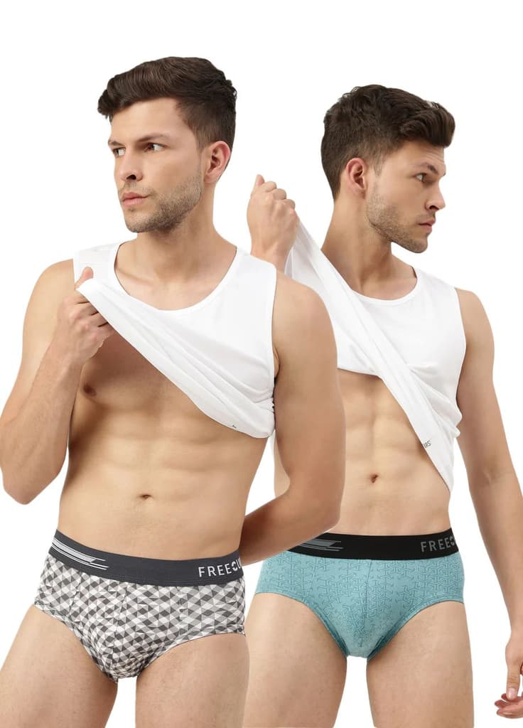 Men's Anti-Bacterial Printed Micro Modal Brief (Pack of 2) — photo 15