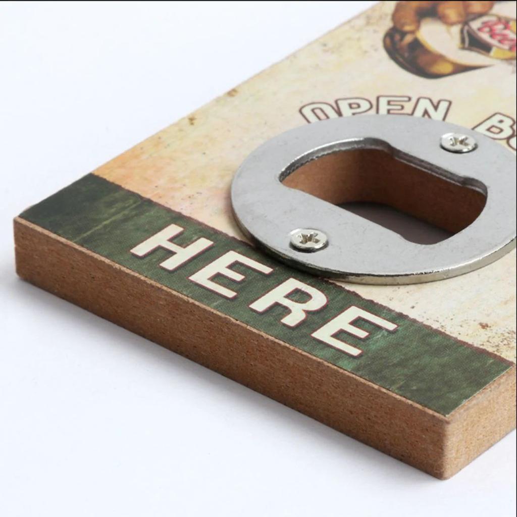 Pop n Pour: Wooden Bottle-Shaped Cap Opener — photo 7
