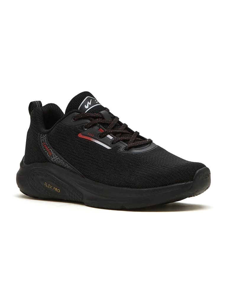 FADE Black Men's Running Shoes — Black / 6