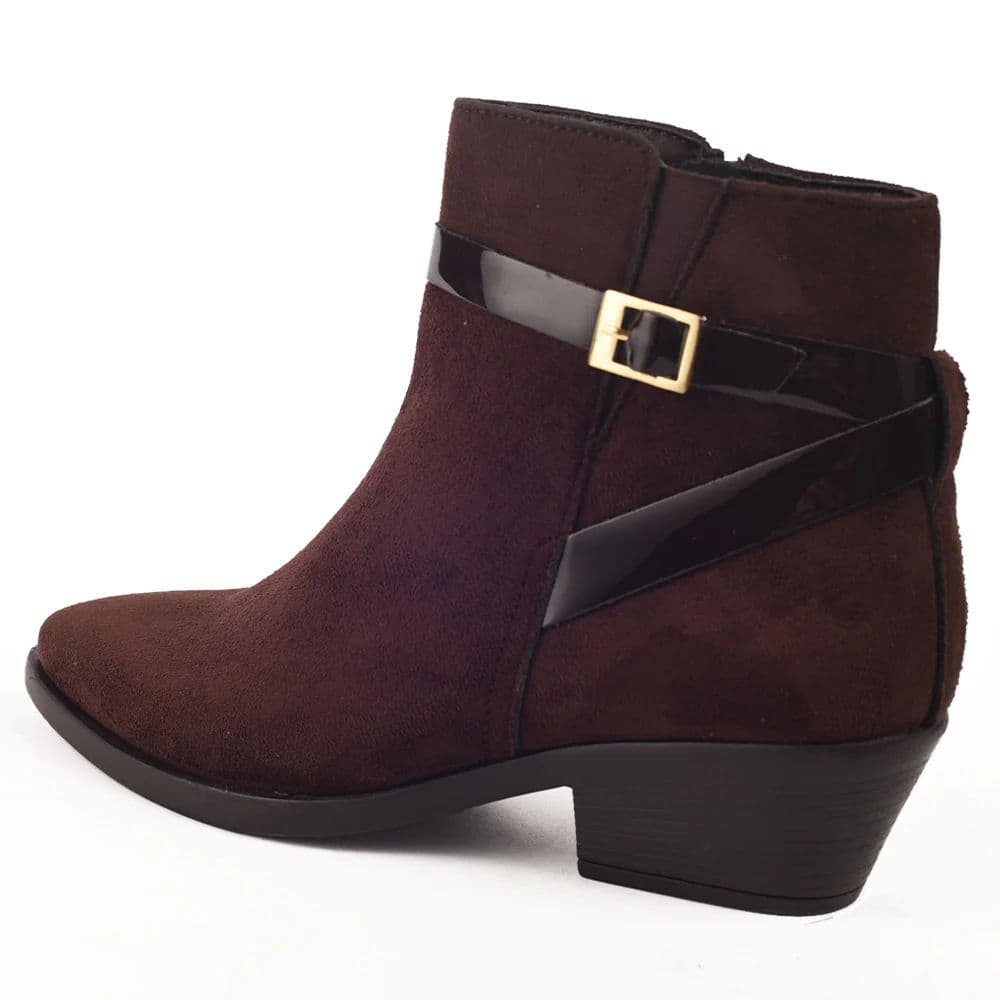 Healers Brown Casual Non Lacing Chelsea Boots For Women SOL-10 By Liberty — photo 3