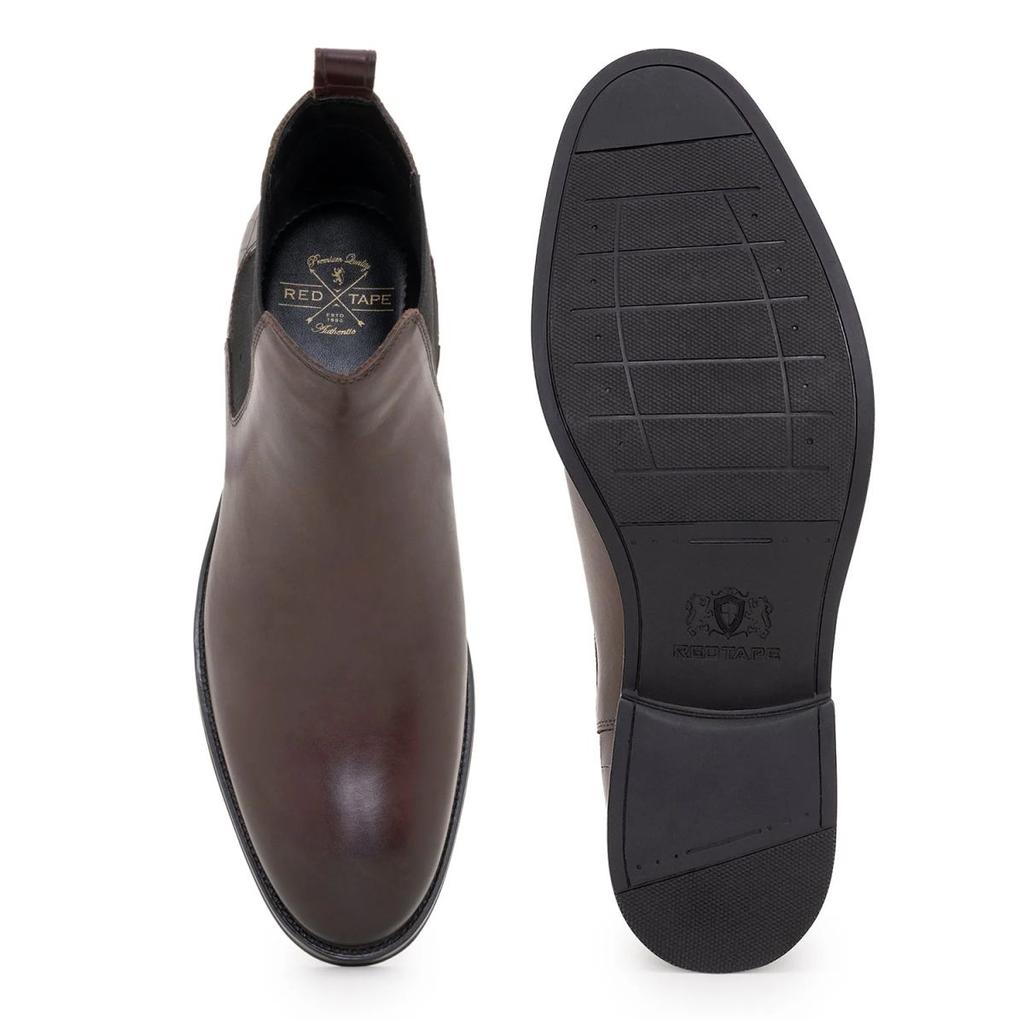 Chelsea Boots for Men in Burgundy | Formal High-Top Boots. — photo 5
