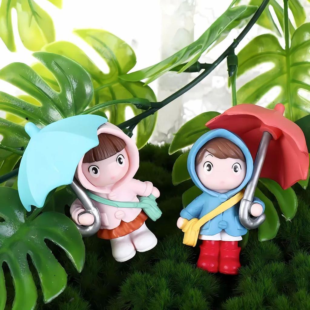 Pookie Kids Dashboard Figures | A Splash of Color for Your Car [set of 2] — Pink and Blue