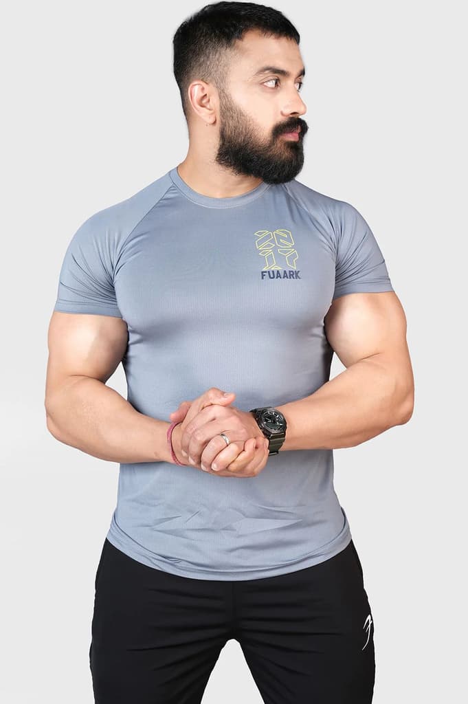 Elevate T-shirt Stone Grey — S