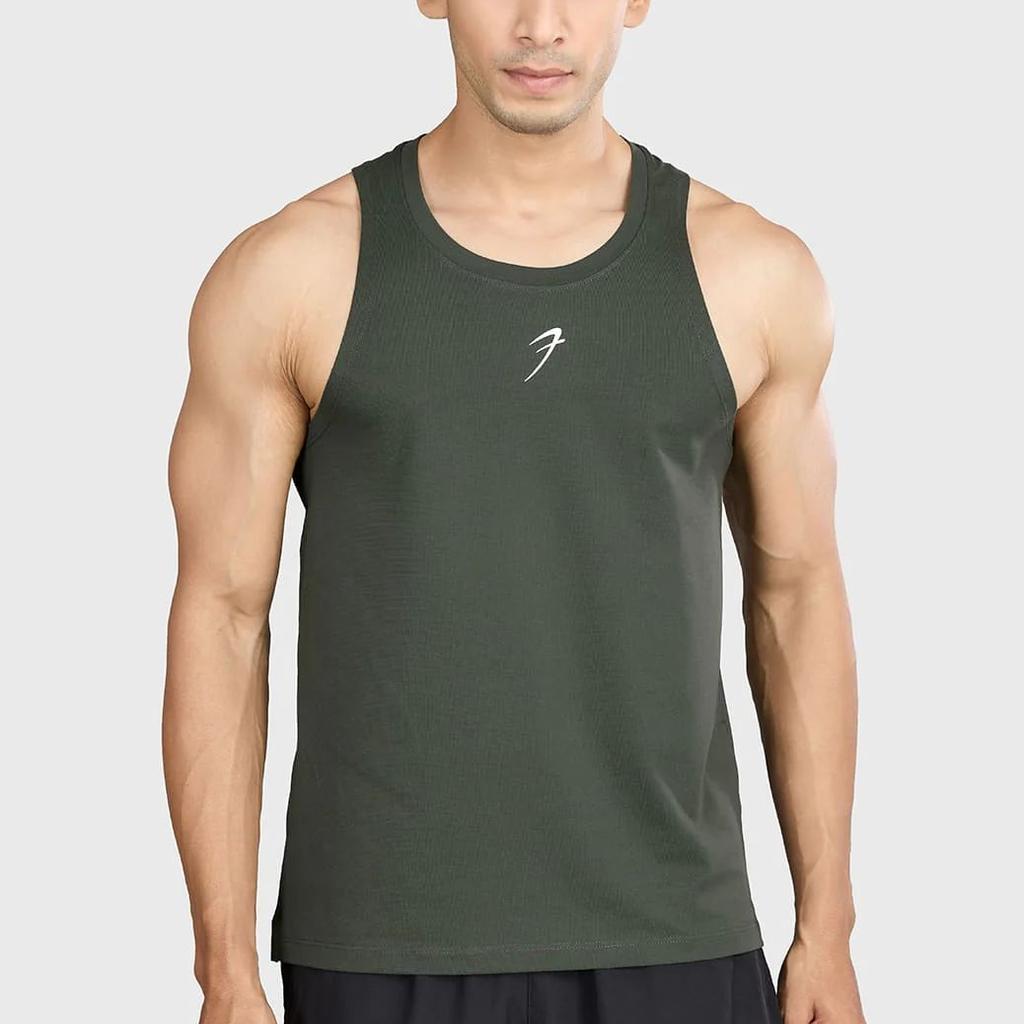 Pulse Running Tank Olive