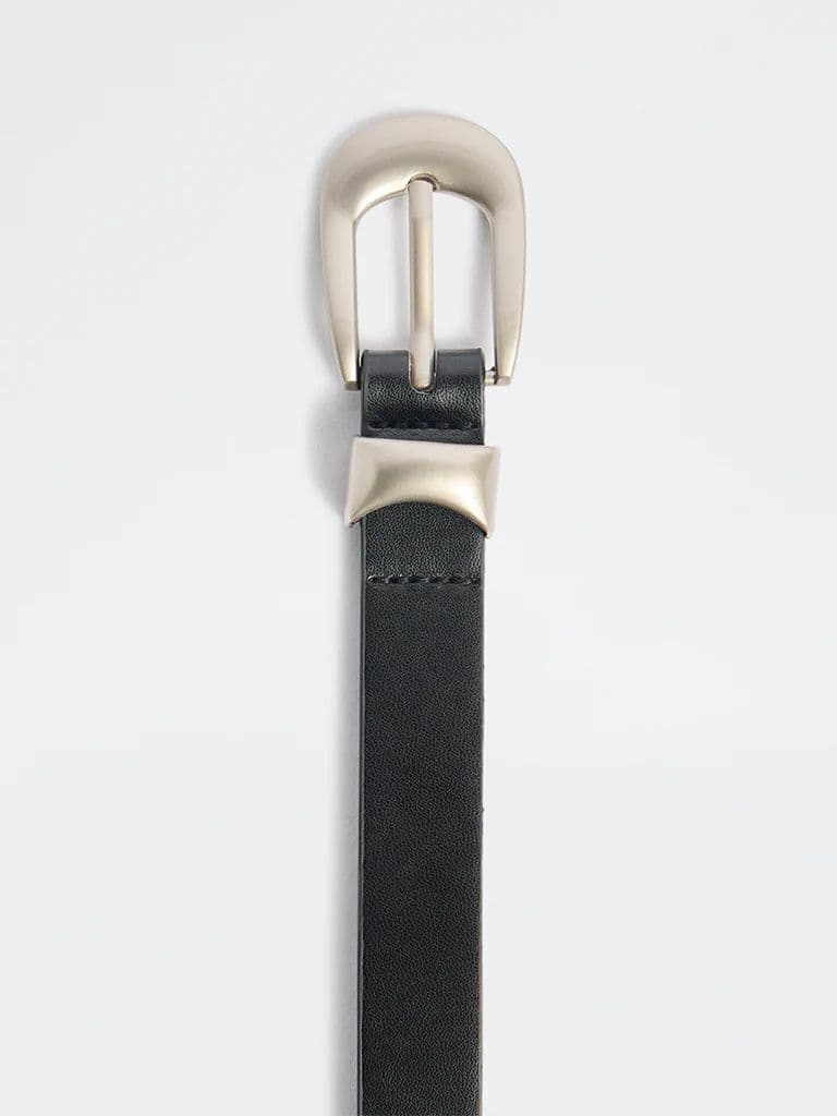 Westside Accessories Black Buckle Keeper Belt — photo 3