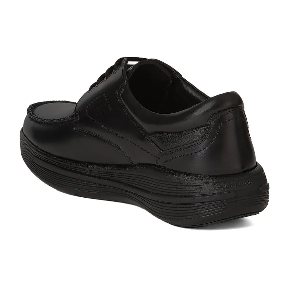 Healers LER-1 Men's Black Formal Derby Shoes with Advanced GEL INSOLE Technology — photo 3