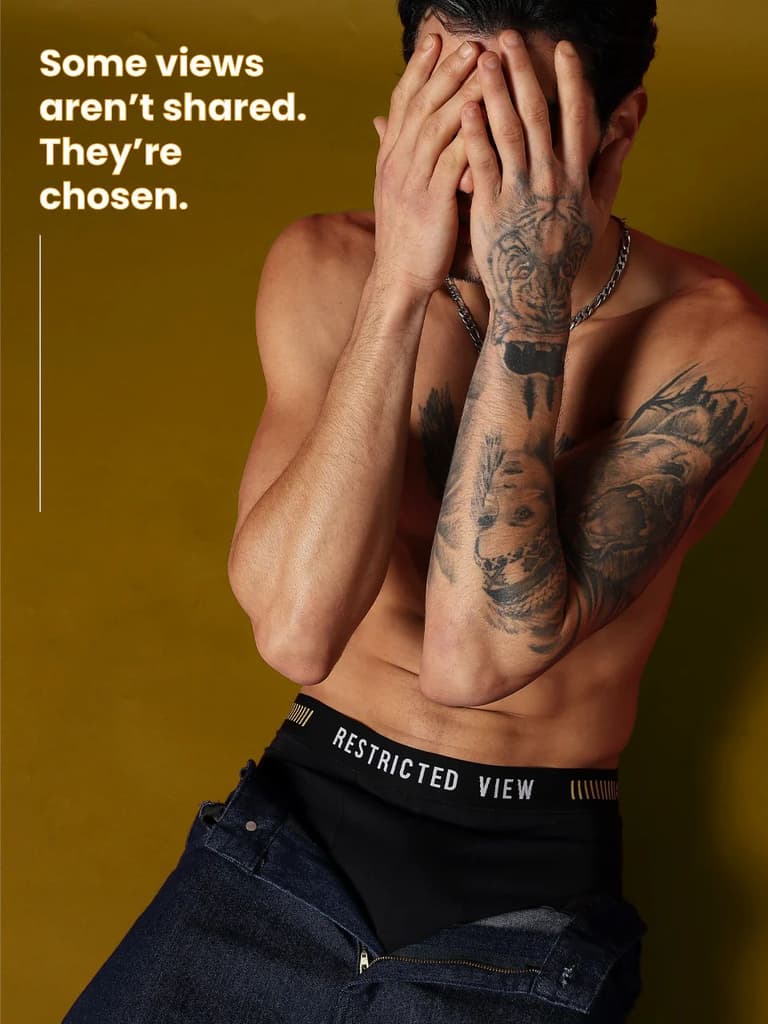 Statement Men's Brief "Restricted View" — photo 3